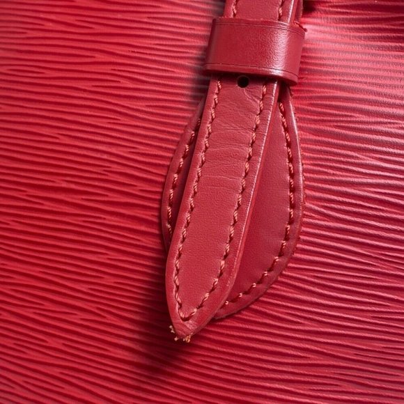 LOUIS VUITTON Epi Petite Bucket PM Shoulder Bucket Bag Epi Leather Red - Picture 6 of 12